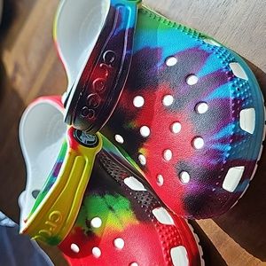 Tie-Dye crocs